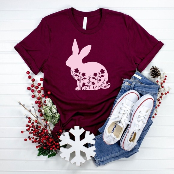 Easter Bunny Shirt, Easter Shirt, Cute Easter Shirt, Easter Bunny Shirt - Picture 1 of 2